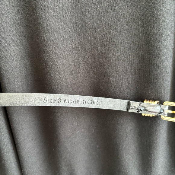 Calvin Klein Fit & Flare Dress Size 8 Office Belted Sleeveless Classic Chic - Picture 13 of 16